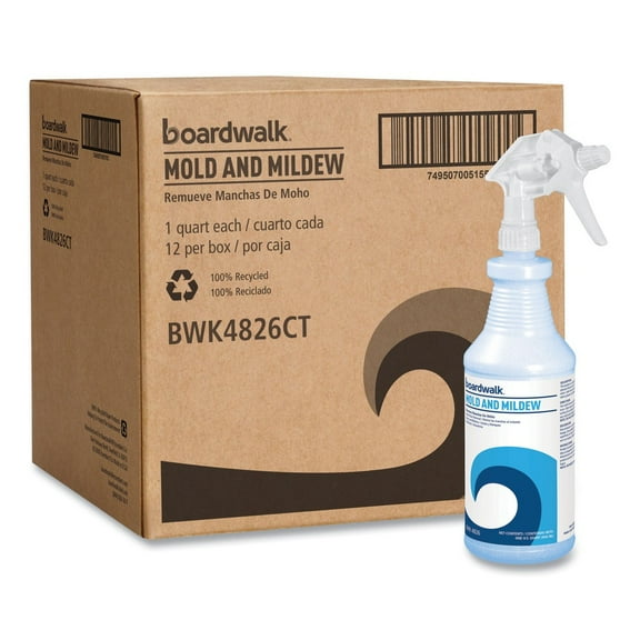 Boardwalk 038600-12ESSN 32 oz. Bottle Mold and Mildew - Floral Scent (12/Carton)