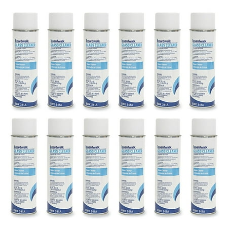 Boardwalk Glass Cleaner Sweet Scent 18.5 oz. Aerosol Can 12/Carton 341ACT
