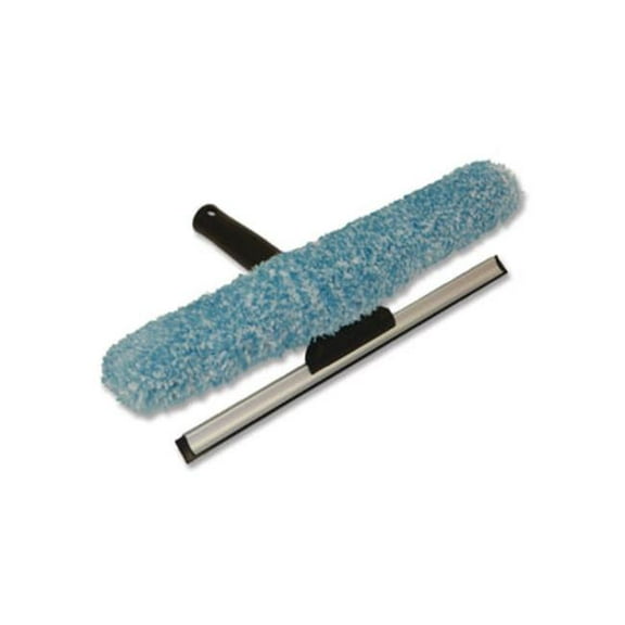 Combo Window Washer and Squeegee, 12" Wide Blade, Black