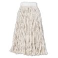 Boardwalk 2016CCT CutEnd Wet Mop Head, Cotton, 16, White, 12/Carton