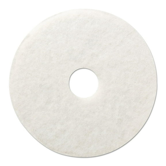 Boardwalk 4020WHI Standard Floor Pads, 20" Diameter, White (Case of 5)