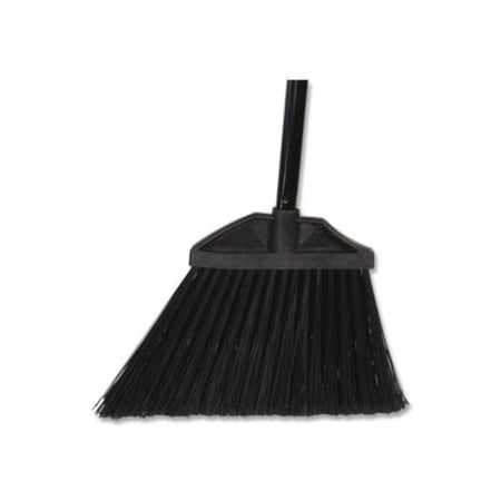 57 in. Length Large Angle Broom - Black