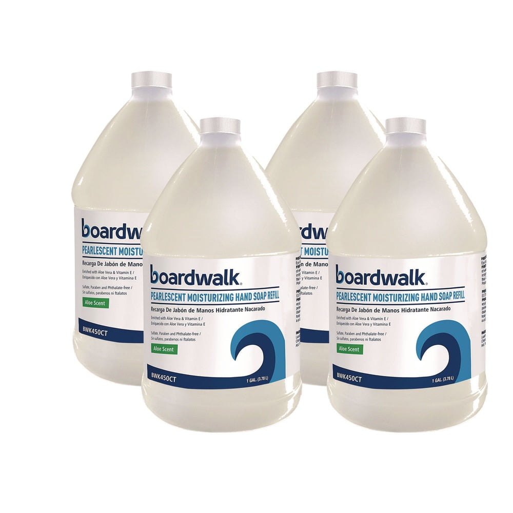 1 Gallon Pearlescent Moisturizing Liquid Hand Soap Refill - Aloe Scent (4/Carton)