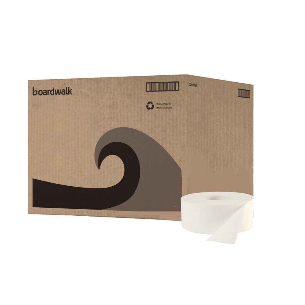 Boardwalk JRT Jumbo 2-Ply Bath Tissue, Septic Safe, 3.5 in. x 1000