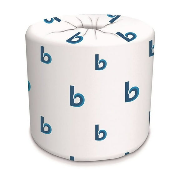 Boardwalk Two-Ply Toilet Tissue White 4 1/2 x 3 Sheet 500 Sheets/Roll 96 Rolls/Carton 6180