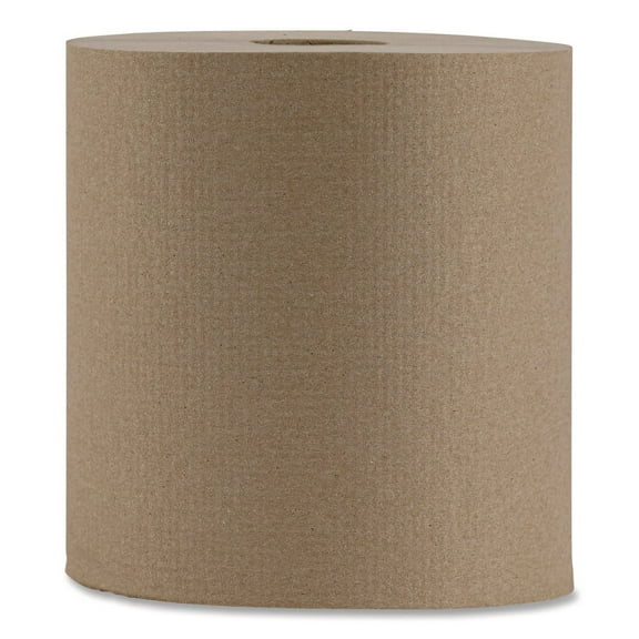 Boardwalk Hardwound Paper Towels Nonperforated 1-Ply Natural 800ft 6 Rolls/Carton 6256