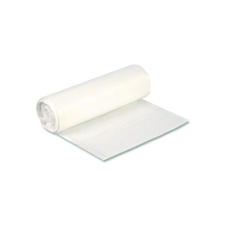 Boardwalk High-Density Can Liners, 16 gal, 8 mic, 24 x 33, Natural, Perforated Roll, 1,000/Carton