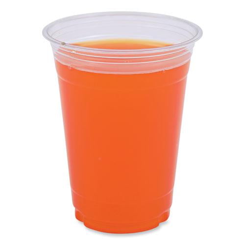 Boardwalk Clear Plastic Cold Cups, 16 oz, 50/Sleeve, 20 Sleeves/Carton