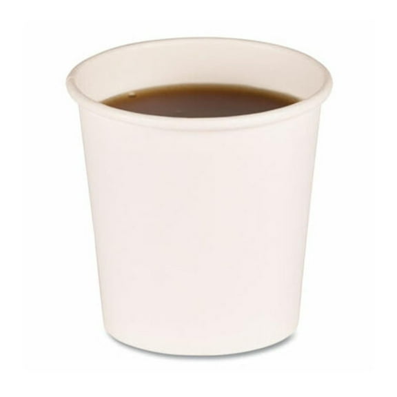Boardwalk Paper Hot Cups, 4 Oz, White, Pack Of 1,000 Cups