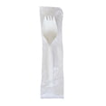 thumbnail image 1 of Boardwalk Mediumweight Wrapped Polypropylene Spork, White, 1000-Count, 1 of 4