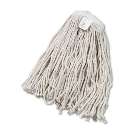 Boardwalk BWK No. 20 Cut-End Wet Cotton Mop Head - White