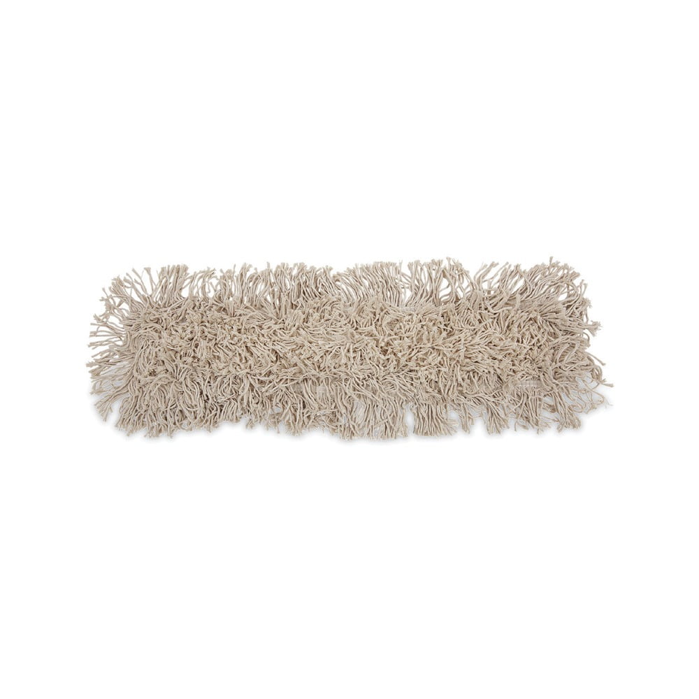 Boardwalk BWK1024 24 in. x 3 in. Cotton Dust Mop Head White