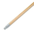 thumbnail image 1 of Boardwalk BWK136 0.94 in. x 60 in. Metal Tip Threaded Hardwood Broom Handle - Natural, 1 of 3