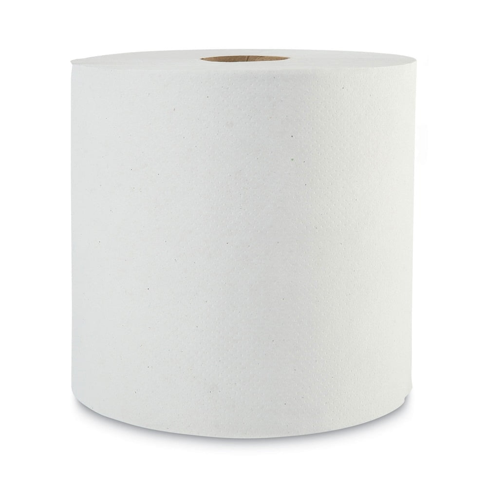 Boardwalk BWK17GREEN 8 in. x 800 ft. 1-Ply Green Universal Roll Towels - Natural White (6 Rolls/Carton)
