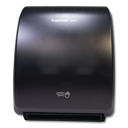 12.31 in. x 9.31 in. x 15.94 in. Xtra Electronic Hand Towel Dispenser - Black (1-Carton)