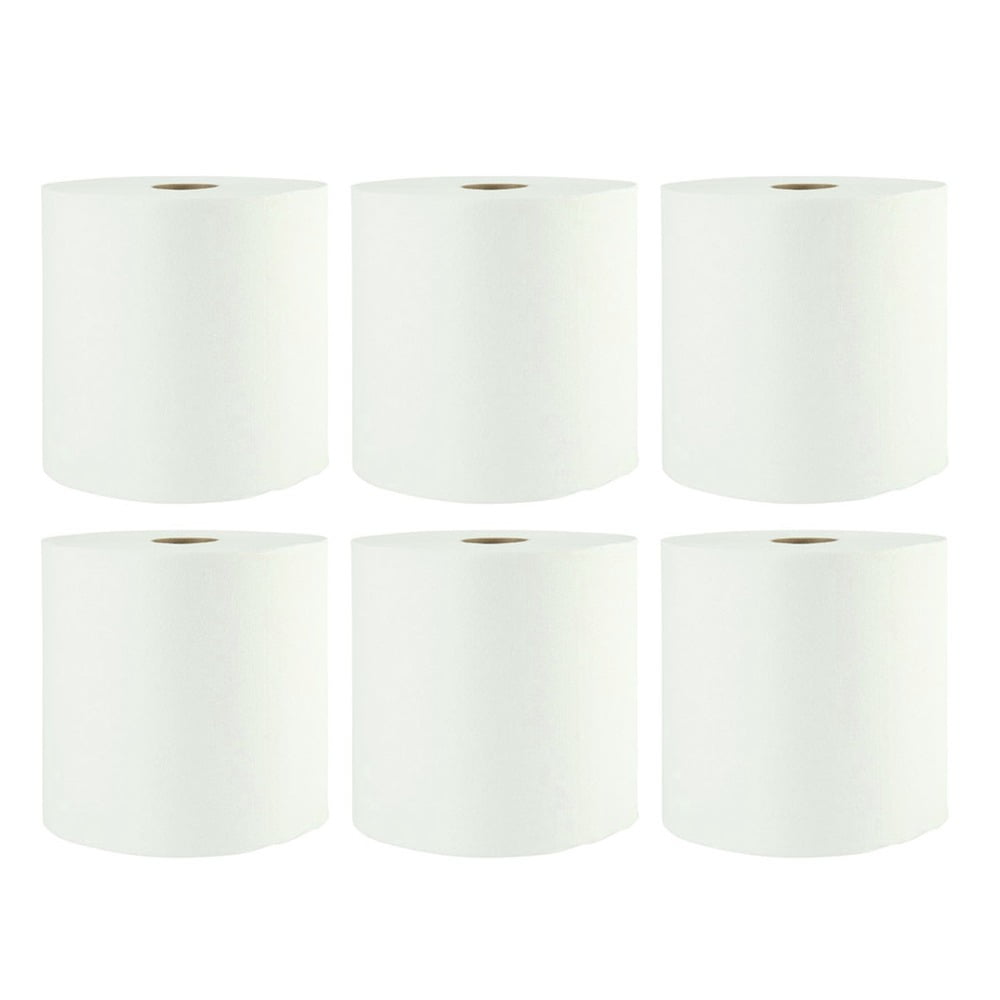 1-Ply 8 in. x 800 ft. Xtra Roll Towels - White (6 Rolls/Carton)