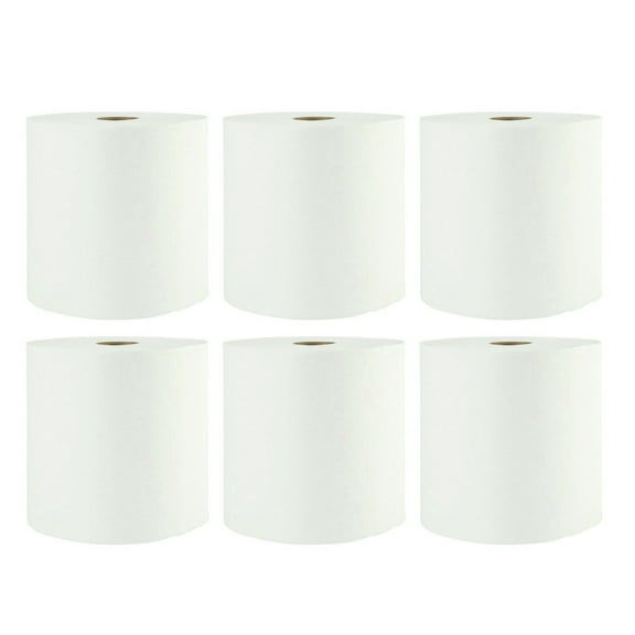 Boardwalk BWK35XTRA 8 in. x 800 ft. 1-Ply Xtra Roll Towels - White (6/Carton)