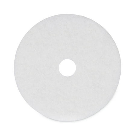 Premiere Pads 12" Polishing Floor Pad White 5/Carton (BWK 4012WHIVS)