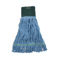 thumbnail image 1 of Boardwalk BWK402BL Cotton/Rayon Fiber Premium Standard Mop Head - Medium, Blue (12/Carton), 1 of 8