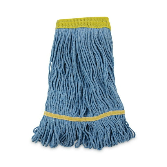 Boardwalk Super Loop Wet Mop Heads Cotton/synthetic Small Size Blue (BWK501BL)