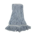 thumbnail image 1 of Boardwalk Mop Head Floor Finish Narrow Rayon/Polyester Medium White/Blue 12/Carton 542CT, 1 of 9