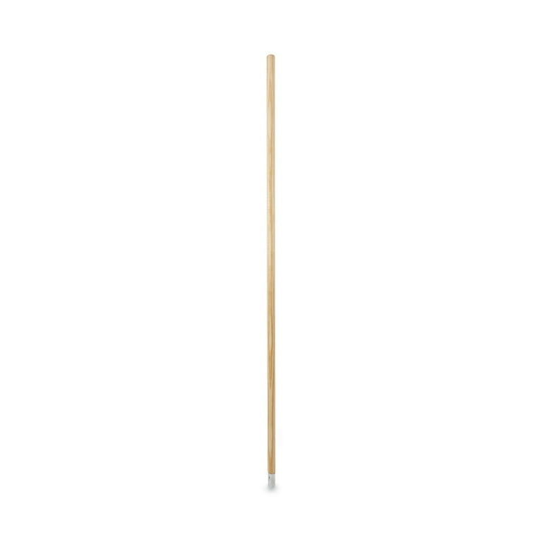 Lie-Flat Screw-In Mop Handle, Lacquered Wood, 1.13 Lie-Flat Screw-In Mop Handle, Lacquered Wood, 1.13