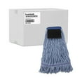 thumbnail image 1 of Boardwalk BWK902BL Loop-End Mop Head with Scrub Pad - Medium, Blue (12/Carton), 1 of 9