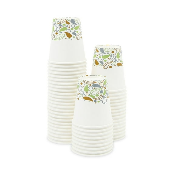 10 oz. Deerfield Printed Paper Hot Cups (50 Cups/Sleeve, 20 Sleeves/Carton)