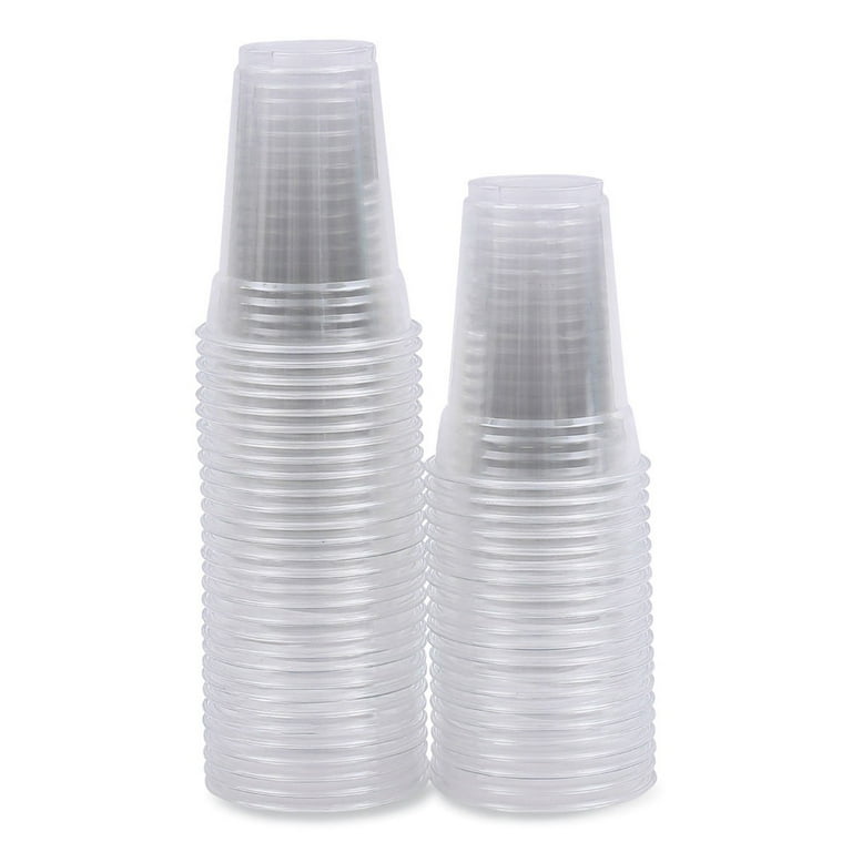 PET Plastic Cups, 9 oz, Clear, 1,000/Carton PET Plastic Cups, 9 oz, Clear, 1,000/Carton