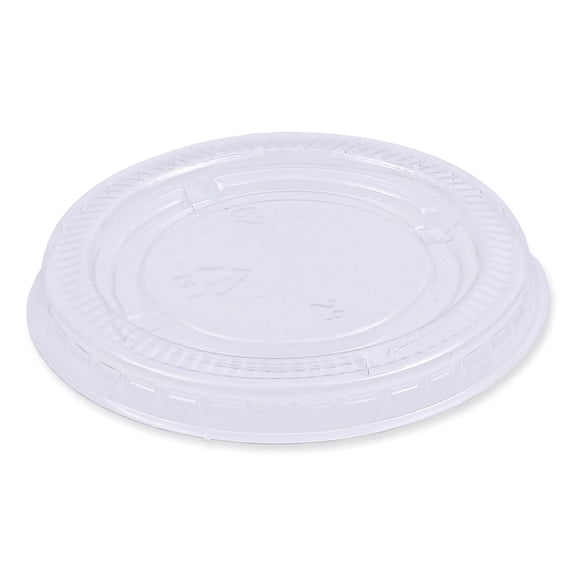 2 oz. Souffle/Portion Cup Lids - Clear (2500/Carton)