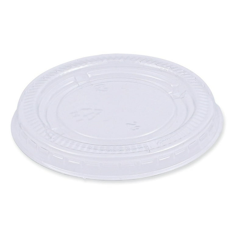 Souffle/Portion Cup Lids, Fits 1.5 oz and 2 oz Portion Cups, Clear, 2,500/Carton Souffle/Portion Cup Lids, Fits 1.5 oz and 2 oz Portion Cups, Clear, 2,500/Carton