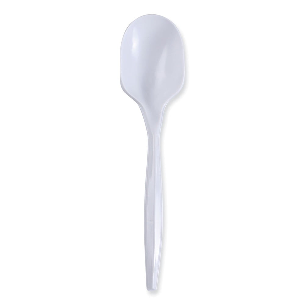 Boardwalk BWKSSMWPPWIW Mediumweight Wrapped Polypropylene Soup Spoons