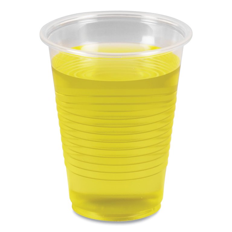 Translucent Plastic Cold Cups, 7 oz, Polypropylene, 100 Cups/Sleeve, 25 Sleeves/Carton Translucent Plastic Cold Cups, 7 oz, Polypropylene, 100 Cups/Sleeve, 25 Sleeves/Carton
