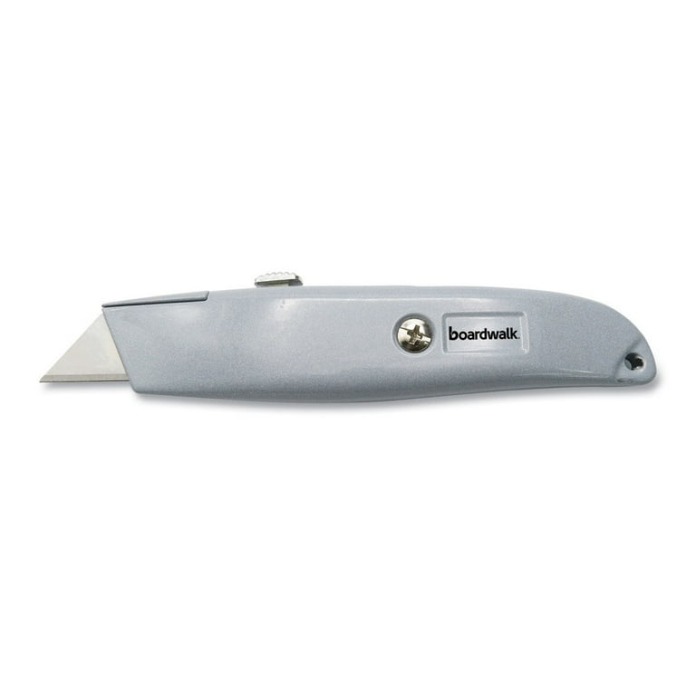 Retractable Metal Utility Knife, Retractable, 6 Retractable Metal Utility Knife, Retractable, 6