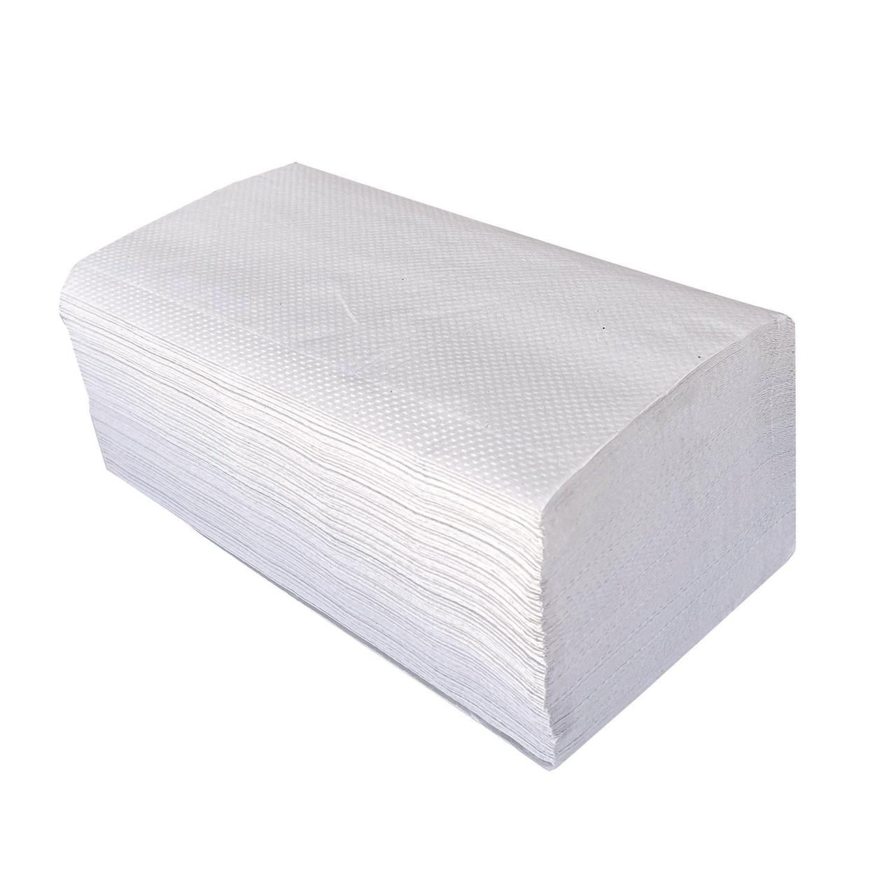 Boardwalk® Boardwalk Green Single-Fold Towels, 1-Ply, 9.13 x 10.25, Natural White, 250/Pack, 16 Packs/Carton