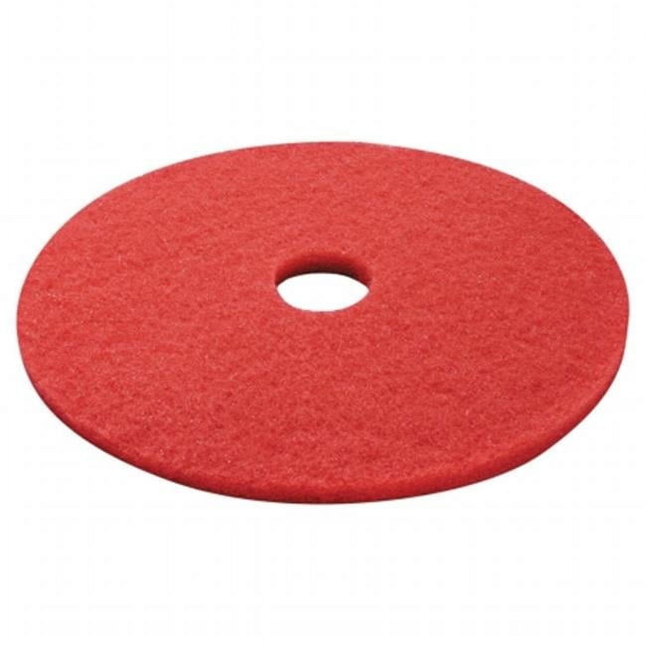 Boardwalk Buffing Floor Pads, 21" Diameter, Red, 5/Carton