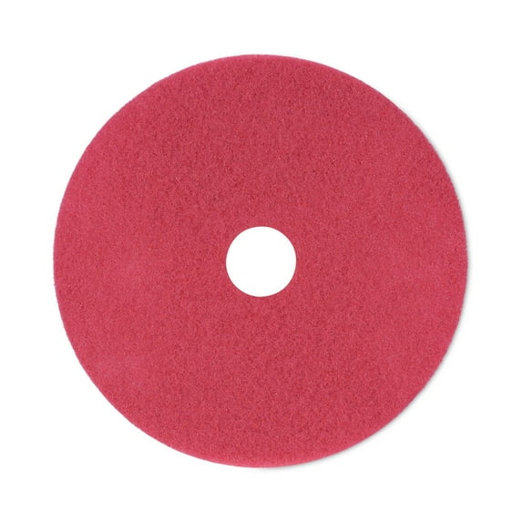 21 in. Diameter Buffing Floor Pads - Red (5/Carton)