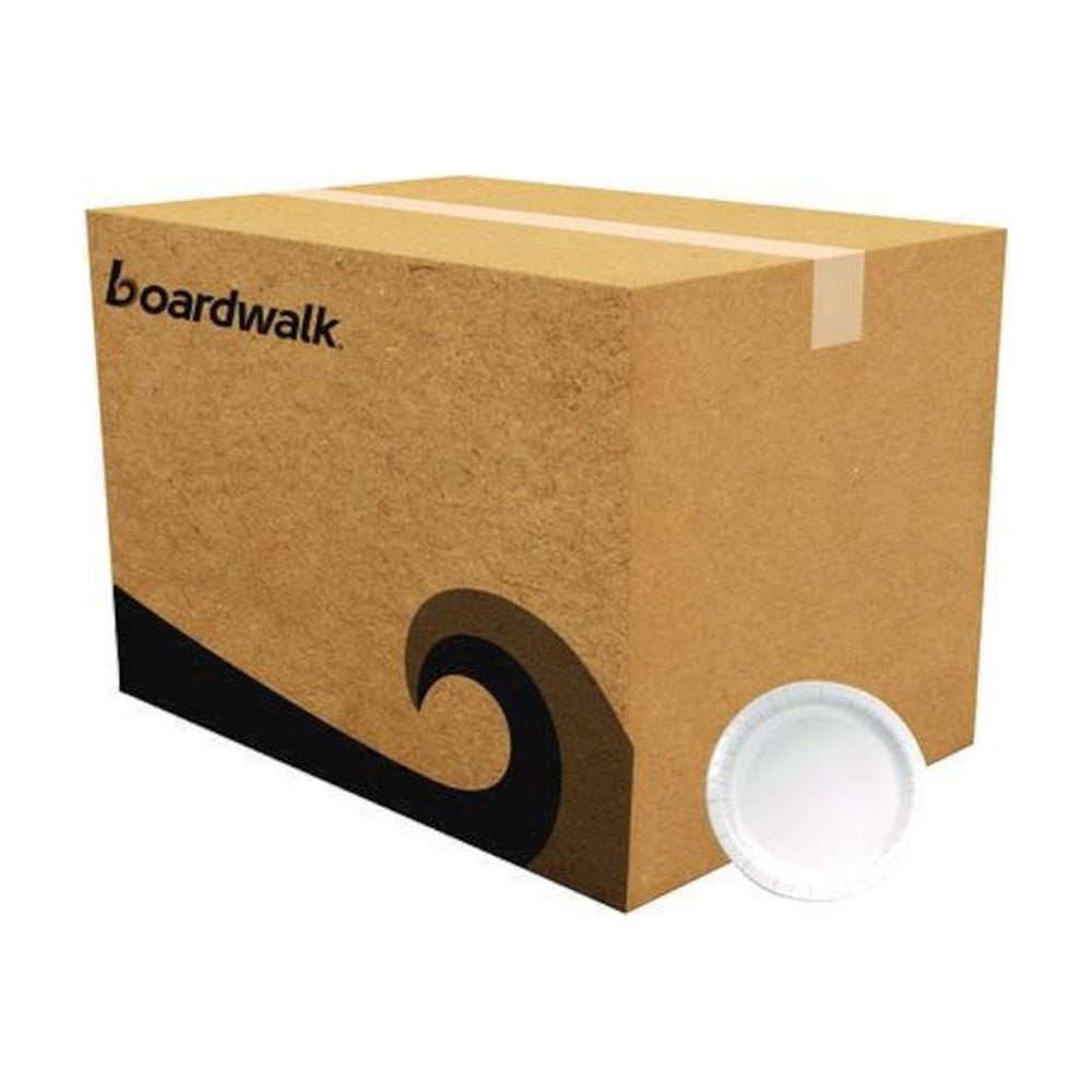 6 in. Paper Dinnerware Plate - White (1000/Carton)