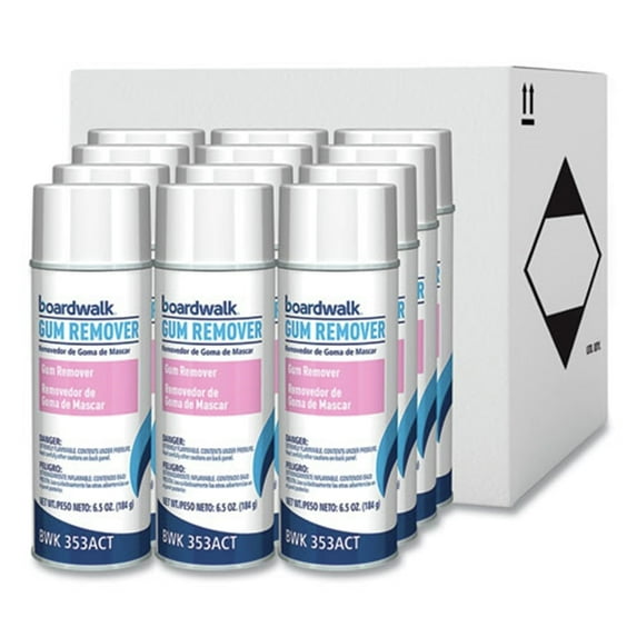 Boardwalk Chewing Gum & Candle Wax Remover 6oz Aerosol 12/carton (BWK353ACT)