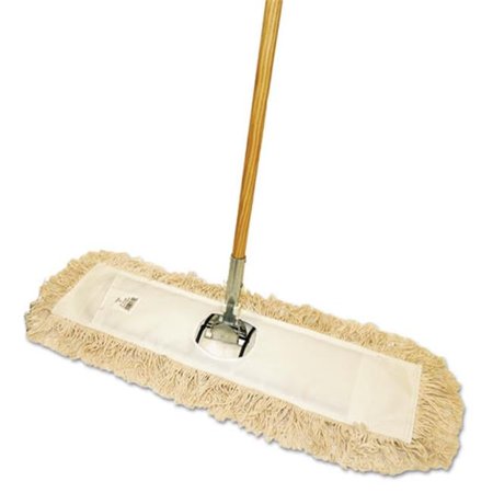 Boardwalk Cut-End Dust Mop Kit, 24 x 5