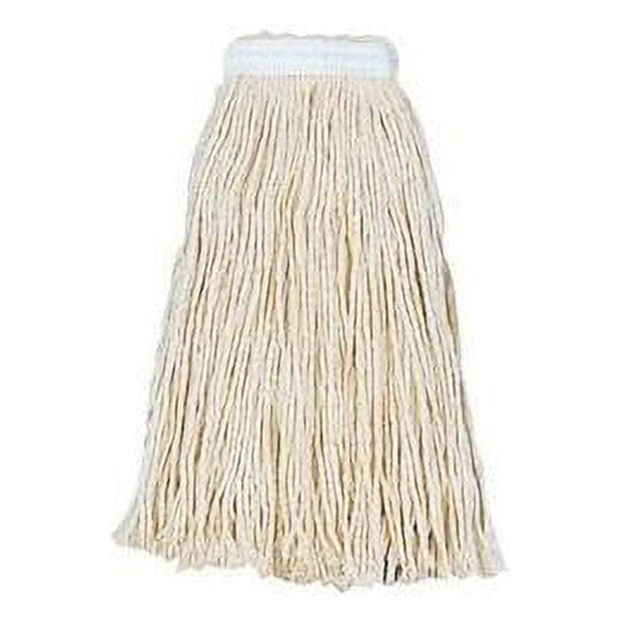 Boardwalk CutEnd White Cotton Wet Mop Head, Size 24