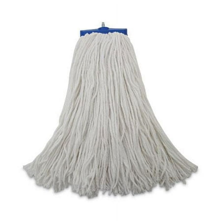 Boardwalk Mop Head, Economical Lie-Flat Head, Rayon Fiber, 20oz, White, 12/Carton