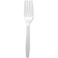 thumbnail image 1 of Boardwalk FORKMWPS Mediumweight Polystyrene Cutlery, Fork, White, 1000/Carton (BWKFORKMWPS), 1 of 3