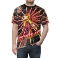 thumbnail image 1 of 'Boardwalk Ferris Wheel' Unisex Cut & Sew Tee (AOP), 1 of 7