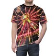 thumbnail image 1 of 'Boardwalk Ferris Wheel' Unisex Cut & Sew Tee (AOP), 1 of 7