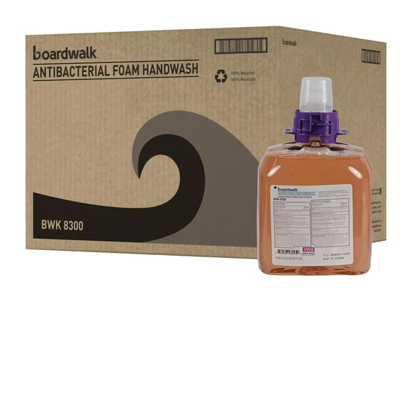 Boardwalk 6162-04-GCE00VL 1250 ml. Foam Antibacterial Handwash Refill - Fruity (4/Carton)