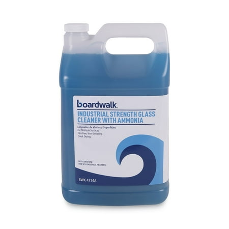 Boardwalk® Glass Cleaner with Ammonia, 1 Gallon Bottle (BWK4714AEA)