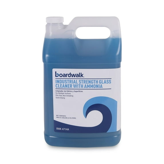 Boardwalk® Glass Cleaner with Ammonia, 1 Gallon Bottle (BWK4714AEA)