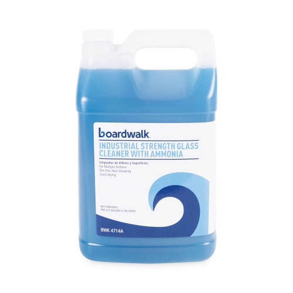 Boardwalk Industrial Strength Glass Cleaner with Ammonia, 1 gal Bottle, Each