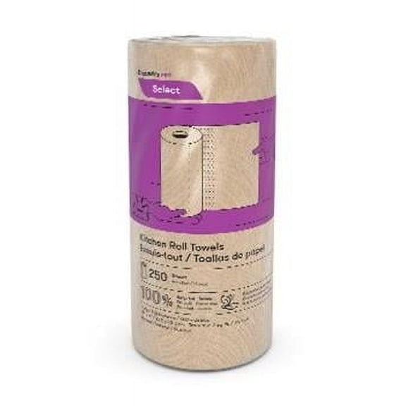Boardwalk Kitchen Roll Towel, Natural - 250 Count